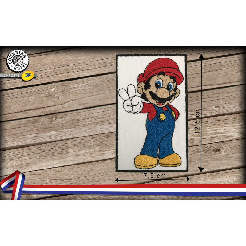 Ecusson Super Mario Bross
