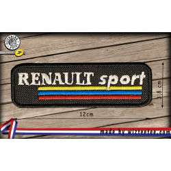 Ecussons Renault sport brodé à coudre ou à thermocoller