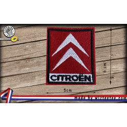 écusson  Citroën Sport brodé à coudre ou à thermocoller
