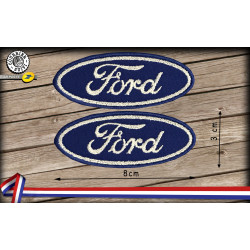 Ecussons Ford broderie à coudre ou à thermocoller