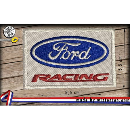 Ecussons Ford racing broderie à coudre ou à thermocoller