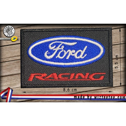 Ecussons Ford racing broderie à coudre ou à thermocoller