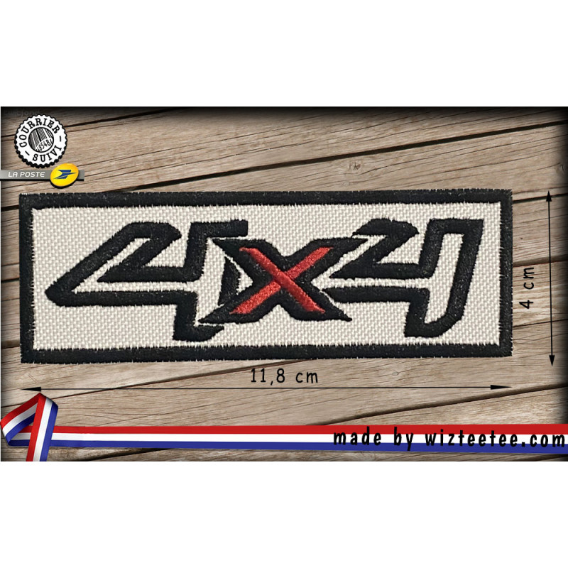 Ecussons Ford 4X4 broderie à coudre ou à thermocoller