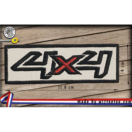 Ecussons Ford 4X4 broderie à coudre ou à thermocoller