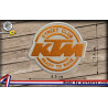 écussons KTM ready to race brodés à coudre ou à thermocoller