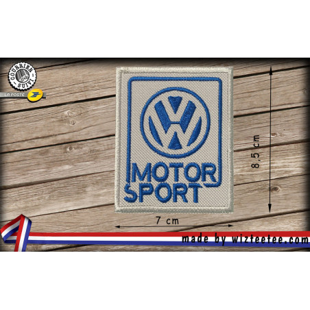 Ecussons volkswagen motorsport brodés à coudre ou à thermocoller