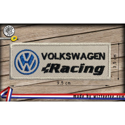 Ecussons volkswagen racing brodés à coudre ou à thermocoller