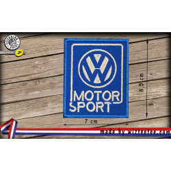 Ecussons volkswagen motorsport brodés à coudre ou à thermocoller