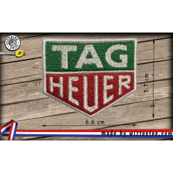 écussons Tag Heuer brodés à coudre ou à thermocoller