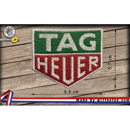 écussons Tag Heuer brodés à coudre ou à thermocoller