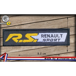 Ecussons Renault sport brodé à coudre ou à thermocoller
