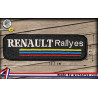 Ecussons Renault Rallyes brodé à coudre ou à thermocoller