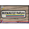 Ecussons Renault Rallyes brodé à coudre ou à thermocoller