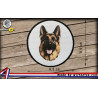 écussons Berger allemand face dog brodés à coudre ou à thermocoller