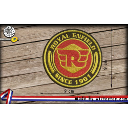 écussons Royal enfield to race brodés à coudre ou à thermocoller