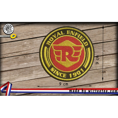 écussons Royal enfield to race brodés à coudre ou à thermocoller