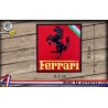 écusson  Ferrari brodé à coudre ou à thermocoller