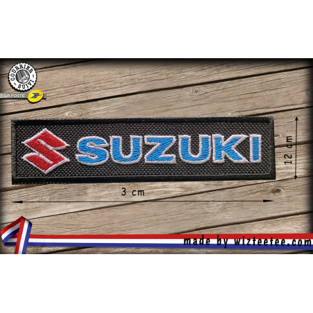 écusson  Suzuki brodé à coudre ou à thermocoller
