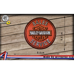 écusson Harley Davidson logo brodé à coudre ou à thermocoller