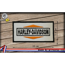 écusson Harley Davidson logo brodé à coudre ou à thermocoller
