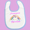 Bavoir princesse Licorne