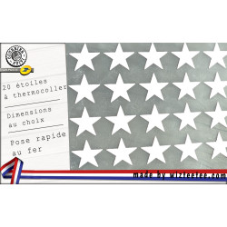 lot de 20 étoiles couleurs et tailles personnalisables