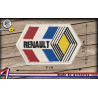 Ecusson Renault drapeaux